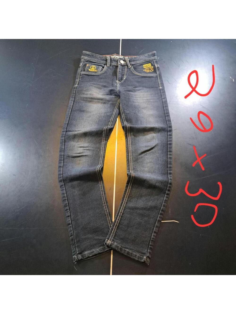 silly gucci jeans, size 29x30